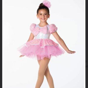 THE BUNNY HOP GCR-041 Recital costume dance jazz small bow sequin small